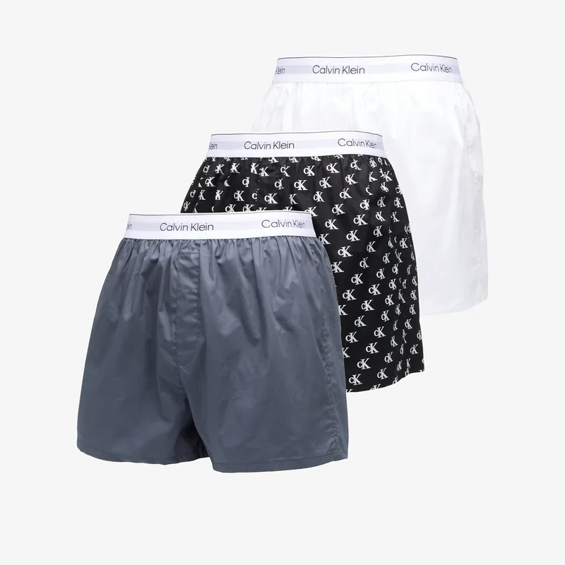 Μπόξερς Calvin Klein Boxer Slim 3-Pack Grey S