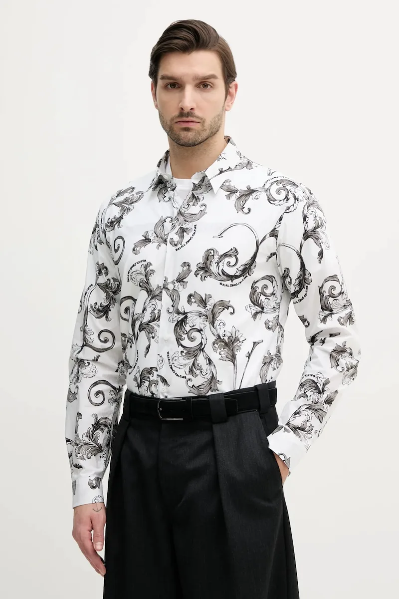 Βαμβακερό πουκάμισο Versace Jeans Couture