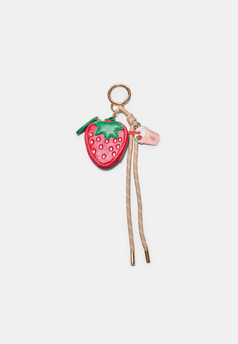 Stradivarius Μπρελόκ Charm Φράουλα Κόκκινο Os