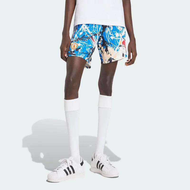 adidas Manchester United Stone Roses Aνδρικό Σορτς Ποδοσφαίρου (9000273212_9688)