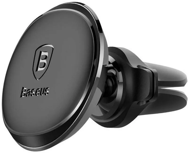 Baseus Magnetic Air Vent - Μαγνητική Βάση Στήριξης για Κινητά / Smartphones για Αεραγωγούς Αυτοκινήτου με Δύο Κλιπ για Καλώδια - Black (SUGX020001)