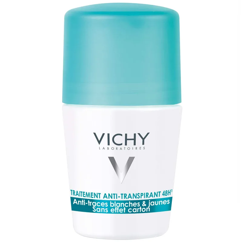 Vichy Deodorant 48ωρη Αποσμητική Φροντίδα Χωρίς Λευκά / Κίτρινα Σημάδια στα Ρούχα 50ml