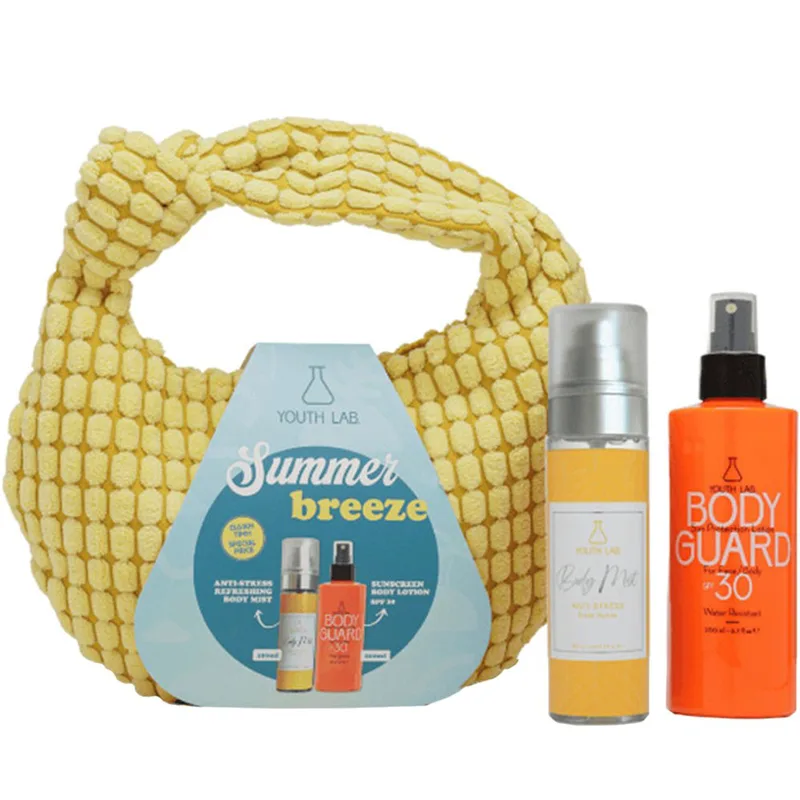 Youth Lab Promo Body Guard Spf30 Sunscreen Lotion 200ml & Anti-Stress Exotic Sunrise Body Mist 100ml & Δώρο Νεσεσέρ 1 Τεμάχιο