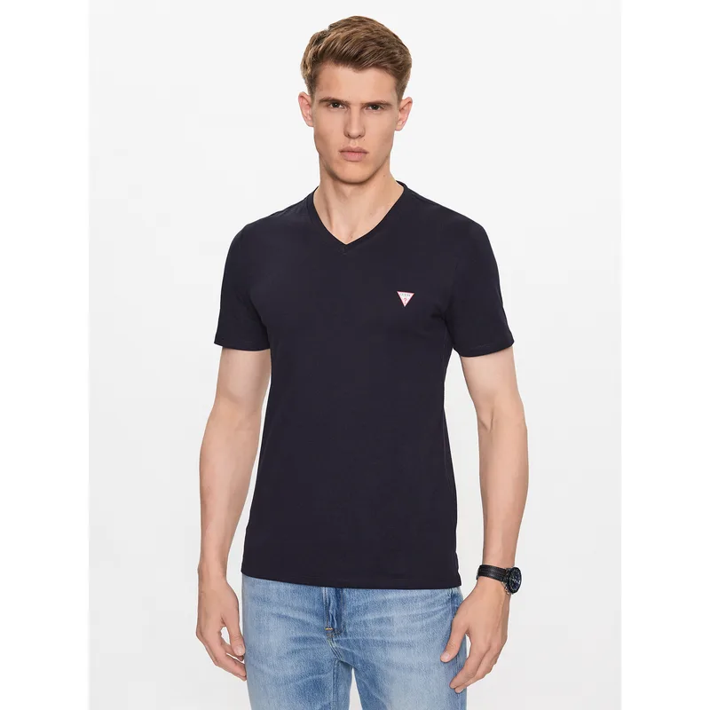 Guess T-Shirt M2YI37 I3Z14 Σκούρο μπλε Slim Fit