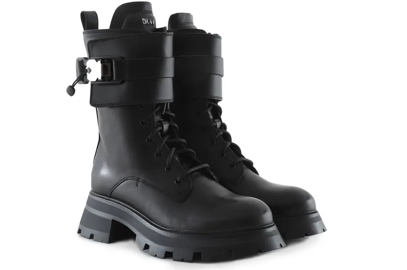 Μποτάκια DKNY Mid Sava K3240927-BLK Γυναικείο