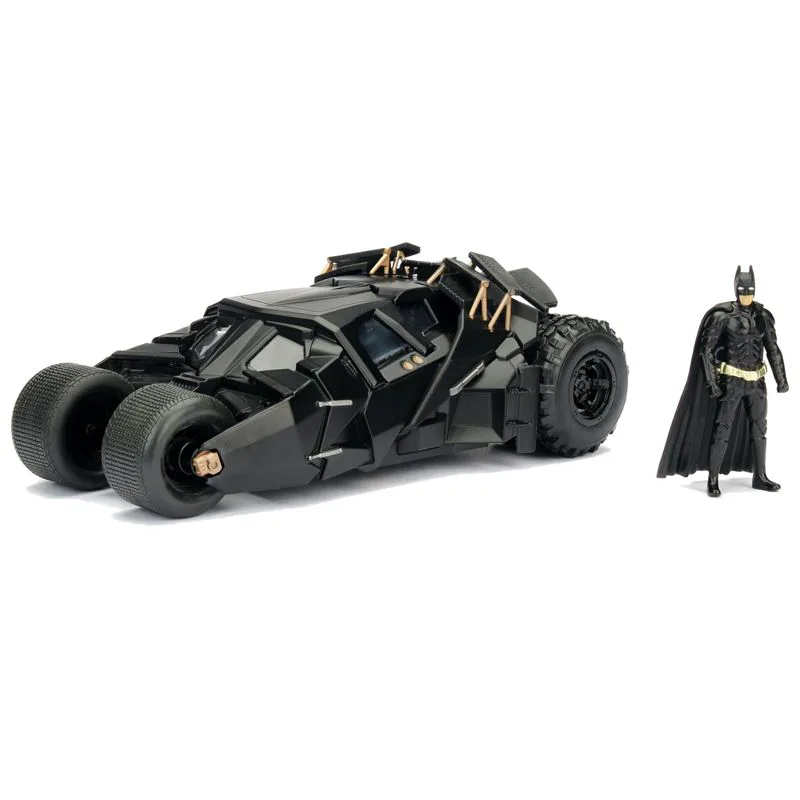 Jada Batman The Dark Knight Batmobile 1:24 Scale Vehicle with Batman Figure
