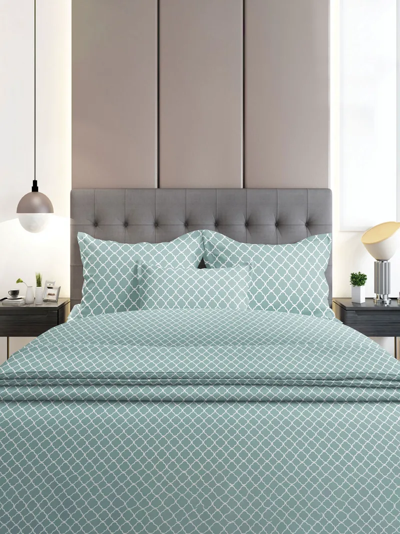 Σεντόνια Φανελένια Υπέρδιπλα (Σετ) 230X260 Sunshine Flannel 530 Aqua Χωρίς Λάστιχο (230x260)