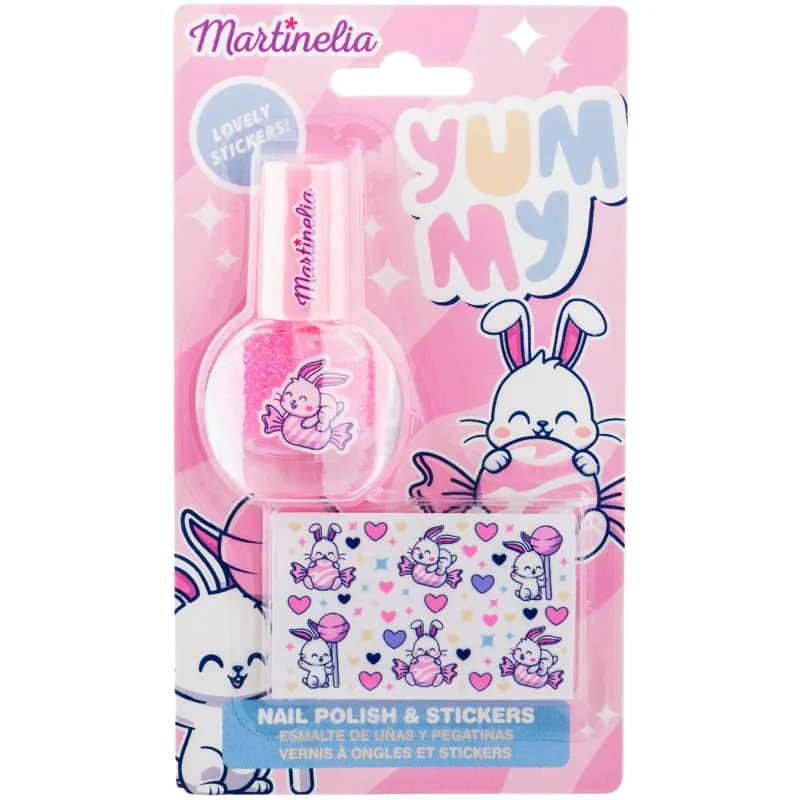 Martinelia Yummy Polish & Stickers Σετ για παιδιά 1 τμχ