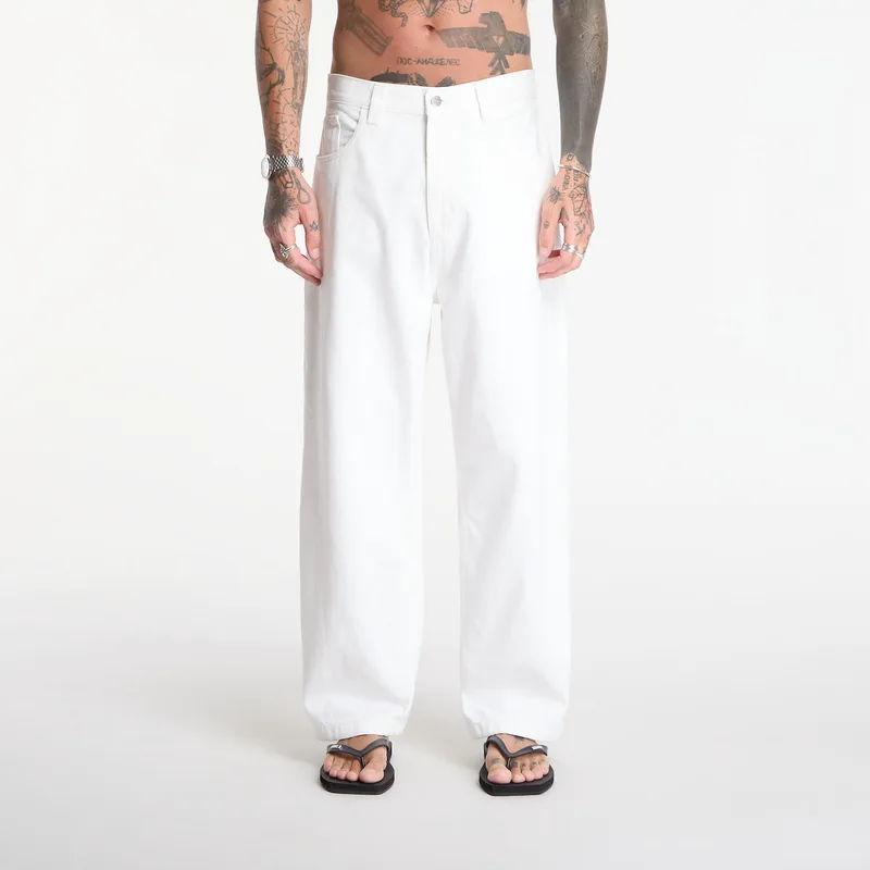 Τζιν Carhartt WIP Brandon Pant White Rinsed L