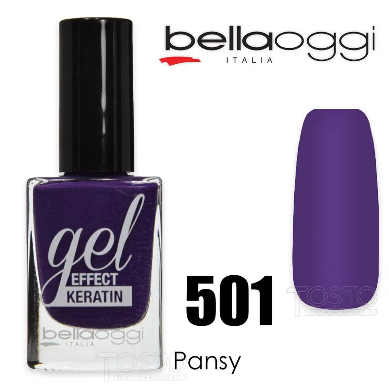 Gel effect keratin gel effect nail polish with keratin 501