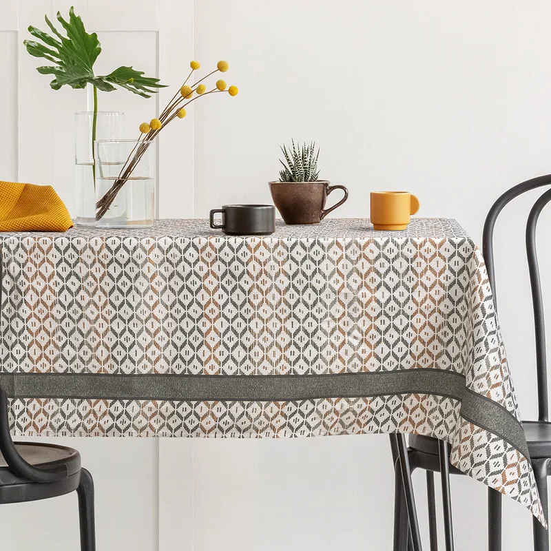 Beauty Home Τραπεζομάντηλο Curry Art 8483 Εμπριμέ 140x180