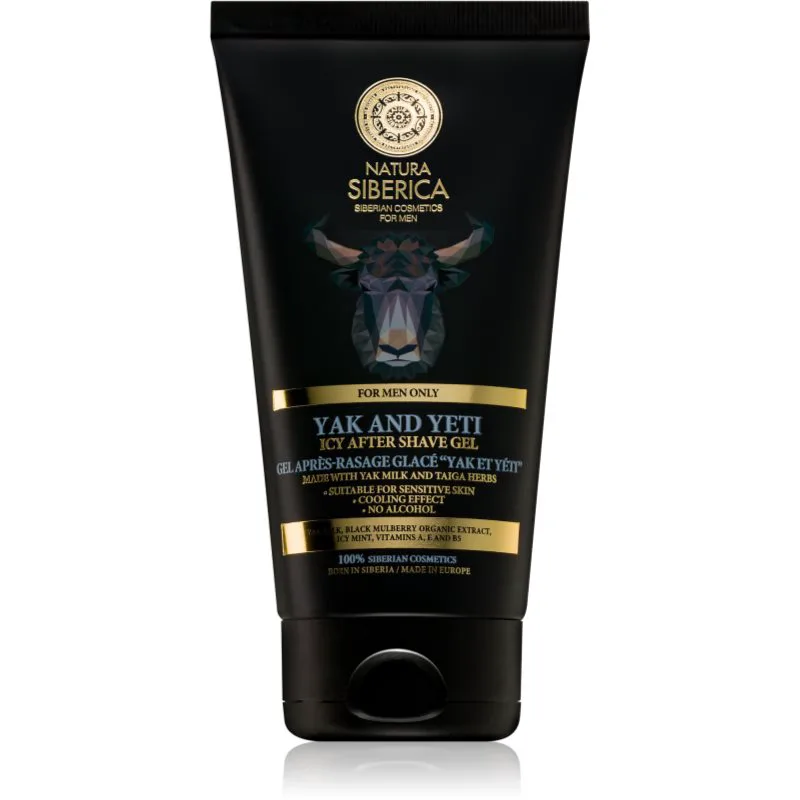 Natura Siberica For Men Only Τζελ για μετά το ξύρισμα για αναγέννηση επιδερμίδας 150 ml