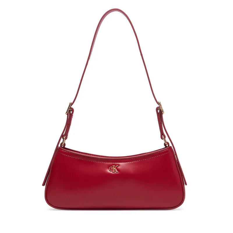 Τσάντα Calvin Klein Ck Small Shoulder Bag LV04F3170G Μπορντό
