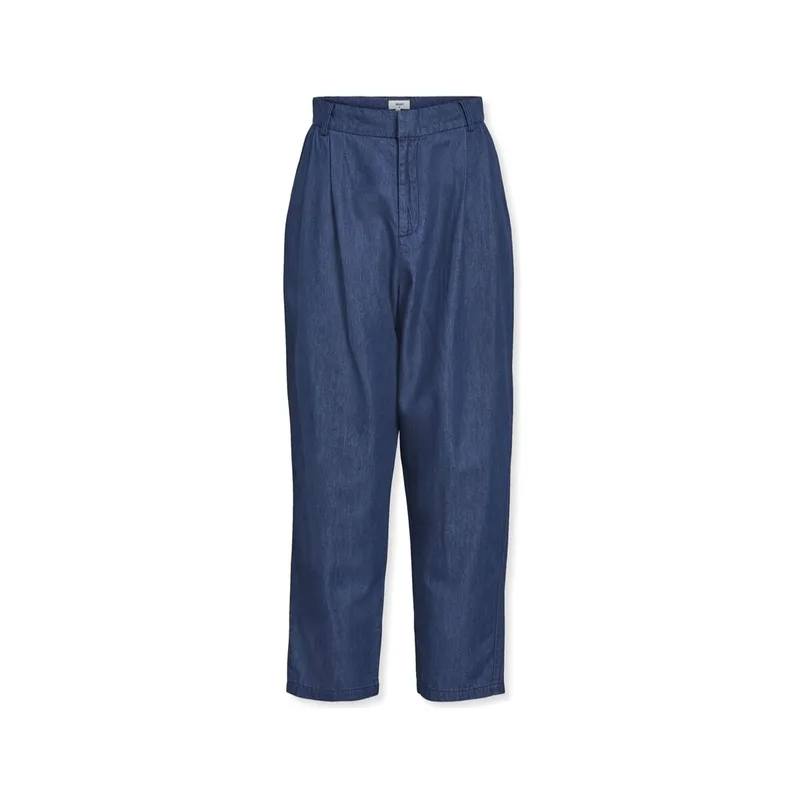 Παντελόνια Object Joanna Trousers - Medium Blue Denim