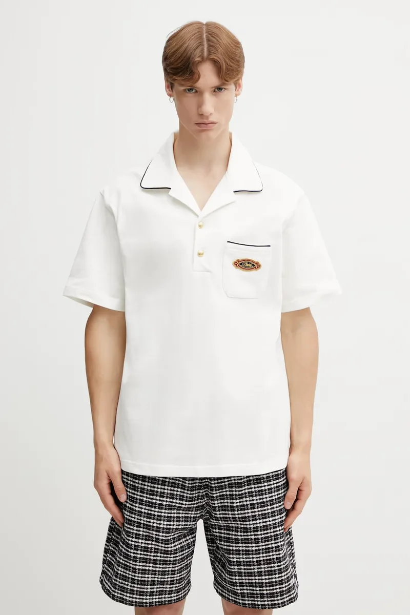 Drôle de Monsieur πόλο Ανδρικό βαμβακερό Patch