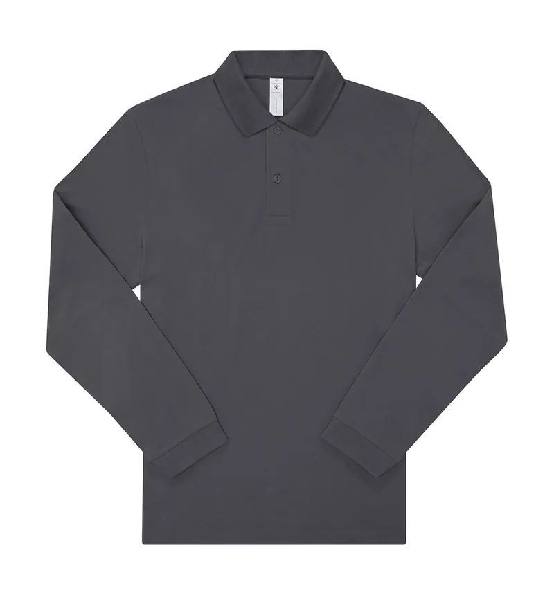 My Polo 180 LSL B & C PU425 Dark Grey