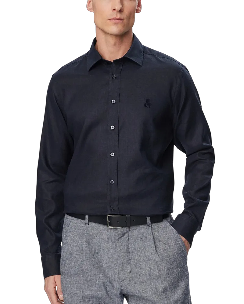Ανδρικό Πουκάμισο Navy Μπλε Karl Lagerfeld 605084 562791-690