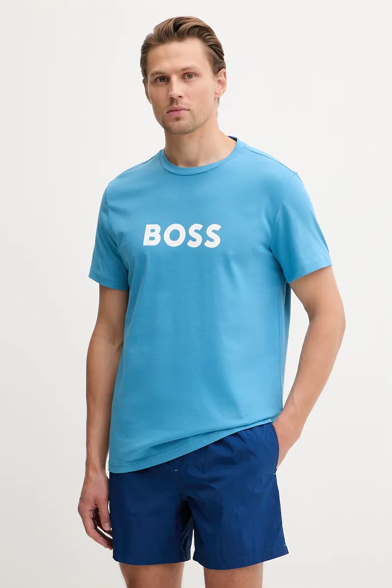 BOSS T-Shirt RN Ανδρικό βαμβακερό