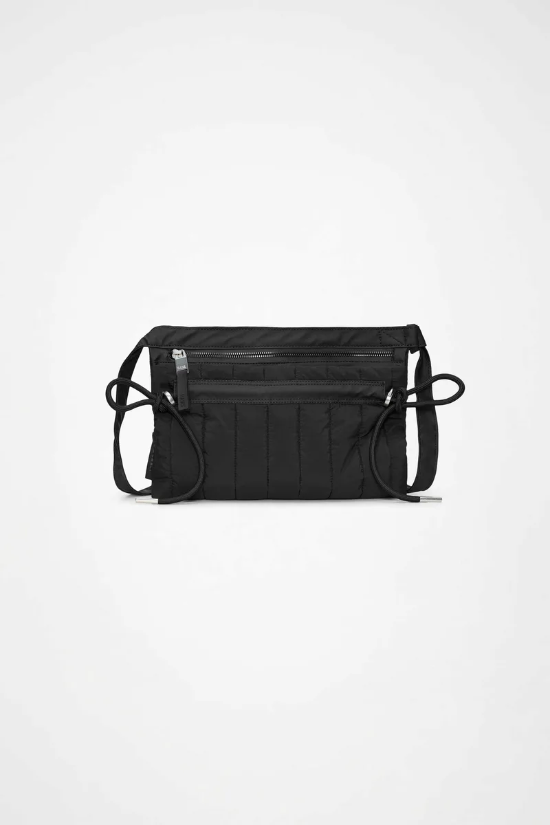 Rains unisex τσάντα crossbody καπιτονέ "Koya Vision" - R142/21010 Μαύρο