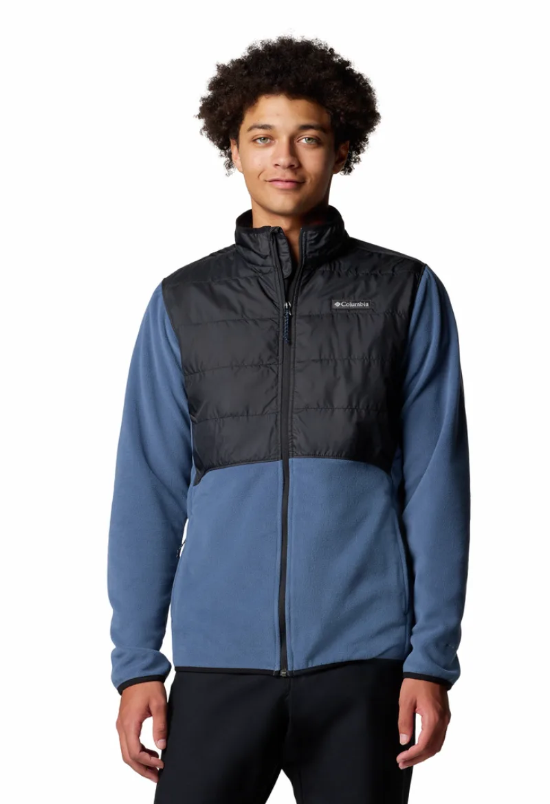 ΑΝΔΡΙΚΗ ΖΑΚΕΤΑ BASIN BUTTE™ FULL ZIP FLEECE II COLUMBIA ΚΑΝΟΝΙΚΗ ΓΡΑΜΜΗ ΜΑΥΡΟ
