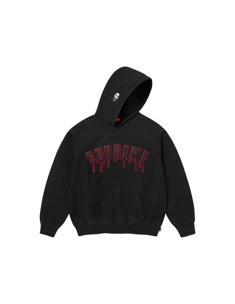 Supreme Ghostface Arc Hooded Sweatshirt 'Black' SS26SW96BLACK MBS