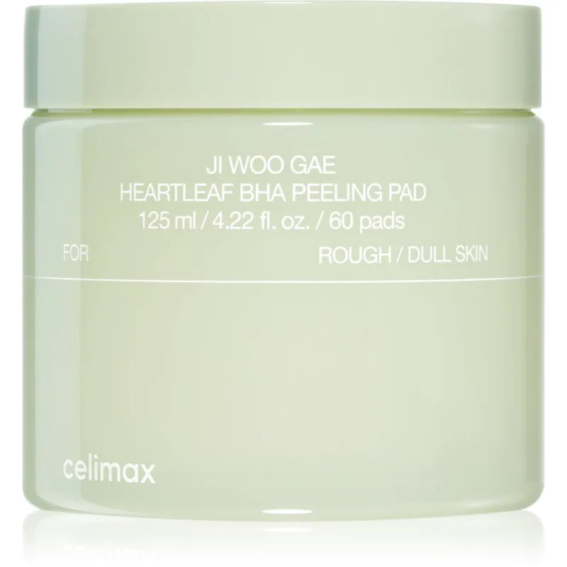 celimax Ji Woo Gae Heartleaf BHA Peeling Pad απολεπιστικά επιθέματα με καταπραϋντική δράση 60 τμχ