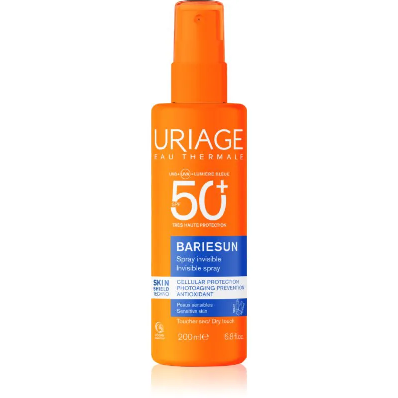 Uriage Bariésun Spray SPF 50+ προστατευτικό σπρέι για πρόσωπο και σώμα SPF 50+ 200 ml