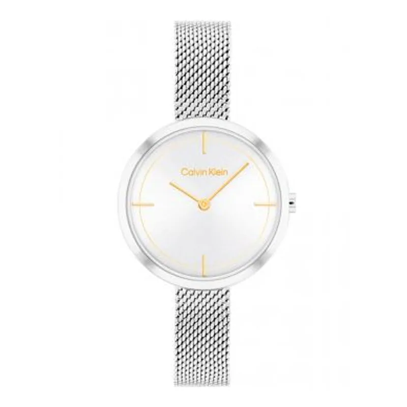 CALVIN KLEIN Silver Stainless Mesh Bracelet 25200184