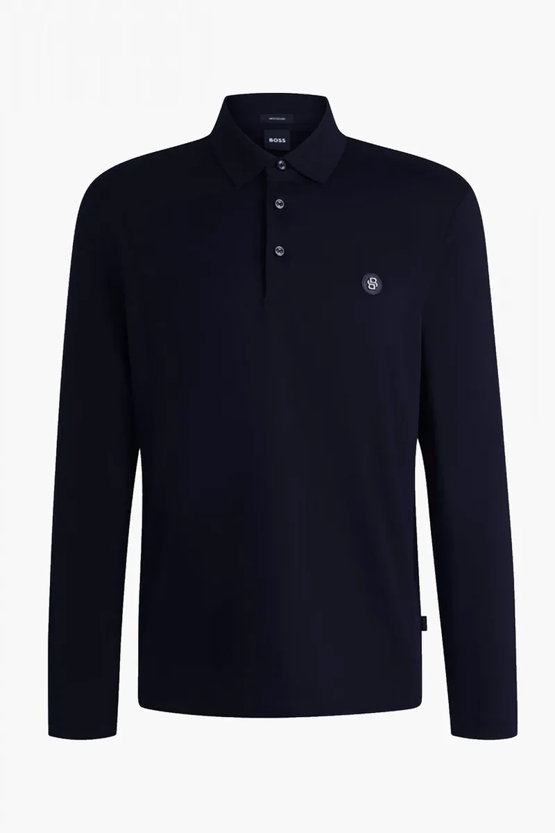 BOSS POLO C-PALEY 01 ΜΠΛΕ