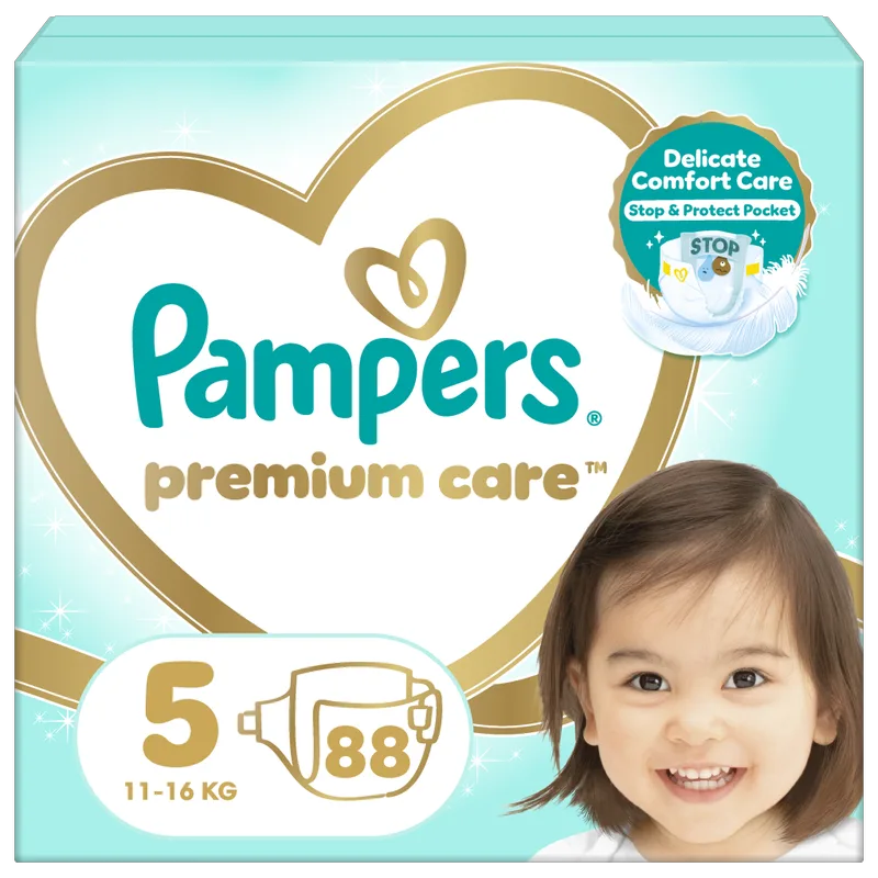 Πάνες Pampers Premium Care Mega Pack Νο5 (11-16kg) 88τεμ