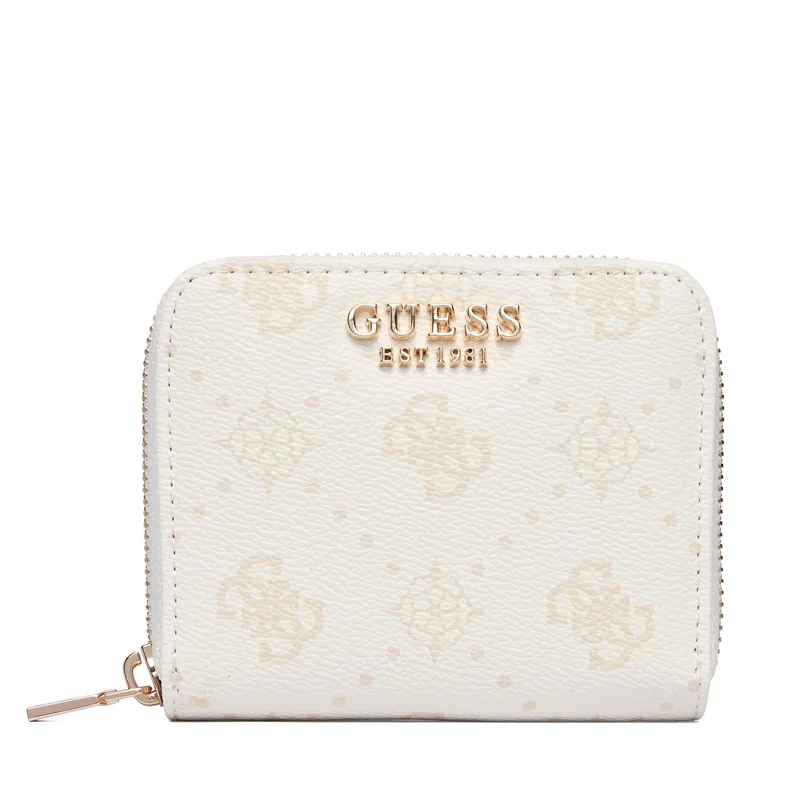 Πορτοφόλι Guess Emelie Logo SWGP99 28137 Κρεμ