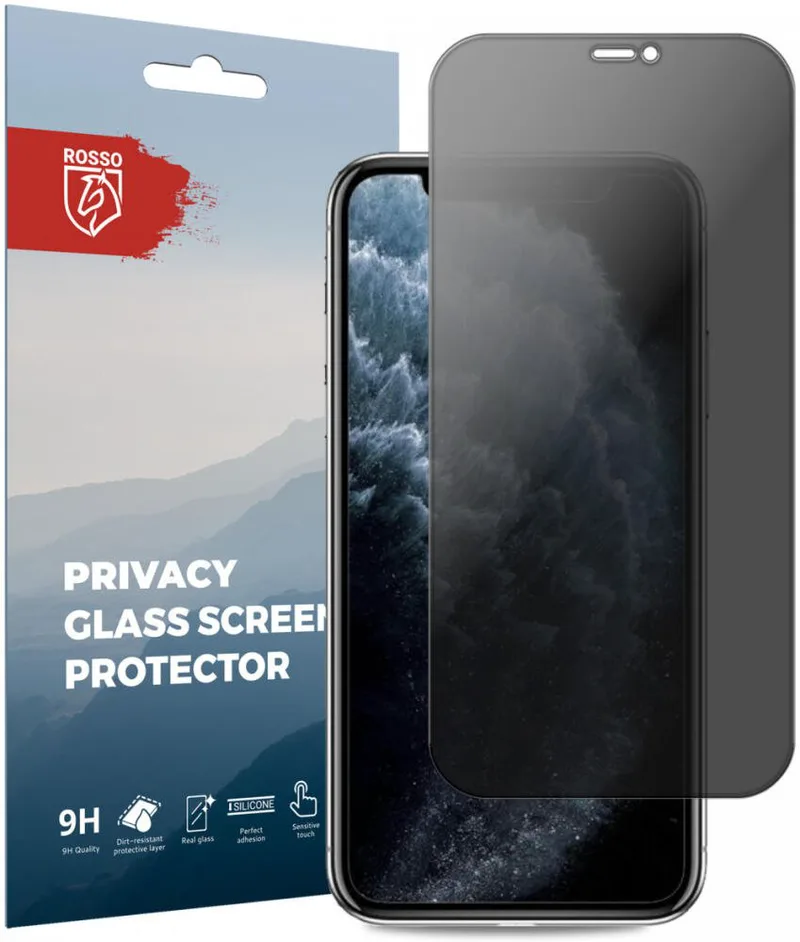Tempered Glass iPhone 11 Pro Max Κόκκινο Privacy Αντιχαρακτικό Γυαλί Προστασίας Απορρήτου Οθόνης (8719246465055)