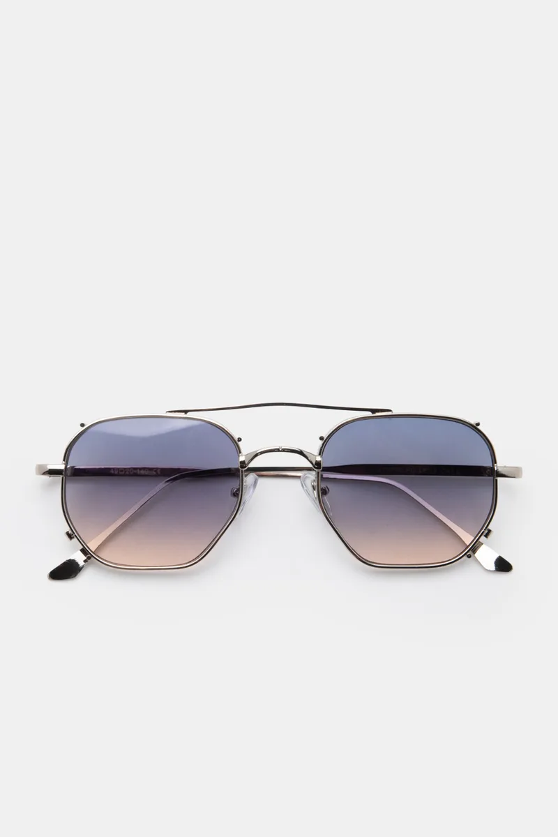 Γυαλία Ηλιού Stunning Geometric Aviator - Γαλάζιο