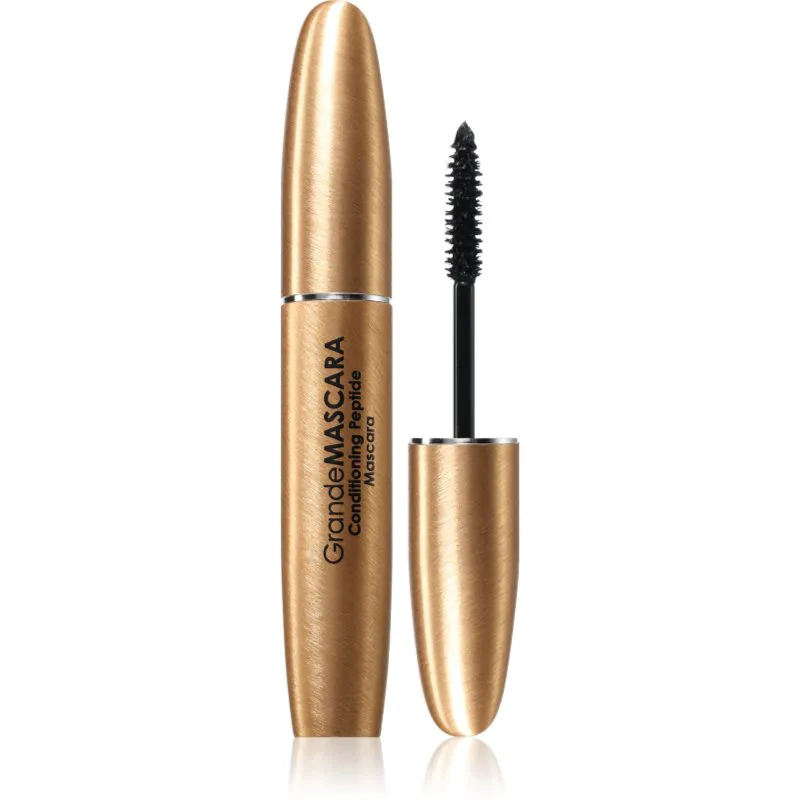 Grande Cosmetics GrandeMascara περιποιητική μάσκαρα για όγκο και γυριστές βλεφαρίδες απόχρωση Black 5.6 γρ