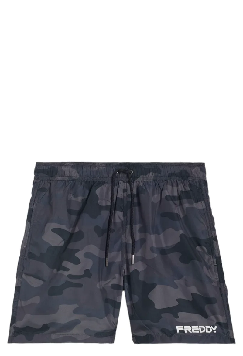Μαγιό Βερμούδα Freddy Camo Medium Boardshort FRY1MBM05-BLACK Ανδρικό