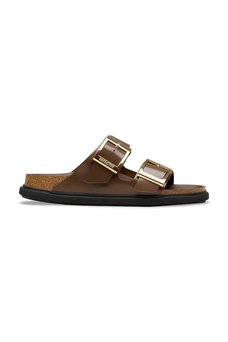 Birkenstock σαγιονάρες Γυναικεία δερμάτινες Arizona Droplet Buckle