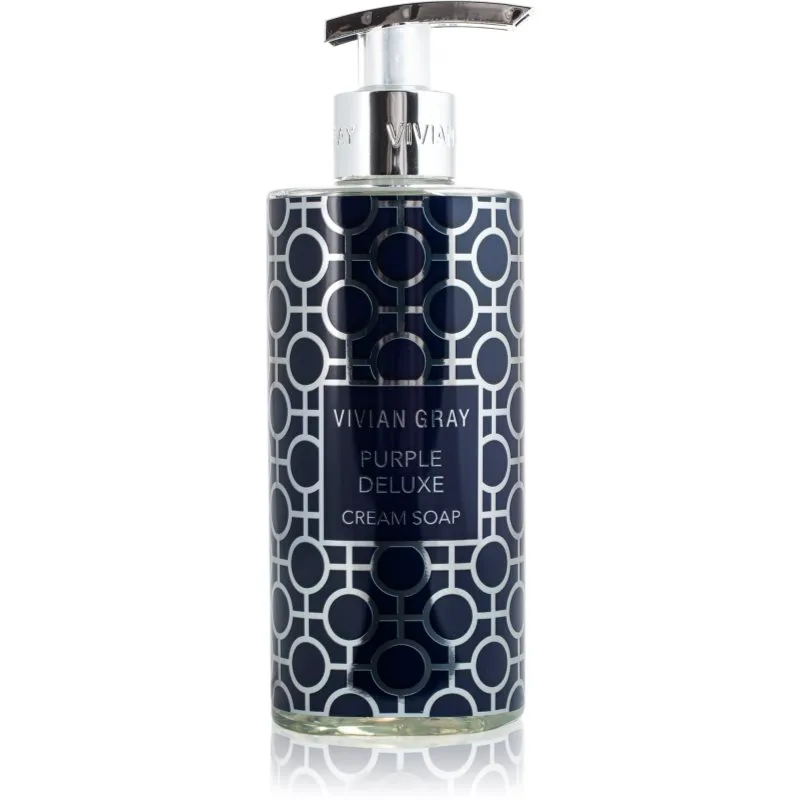 Vivian Gray Purple Deluxe Jasmine & Patchouli πολυτελές ρευστό σαπούνι για τα χέρια με άρωμα 400 ml