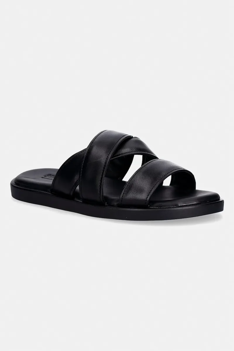 Δερμάτινες παντόφλες Steve Madden Grabba
