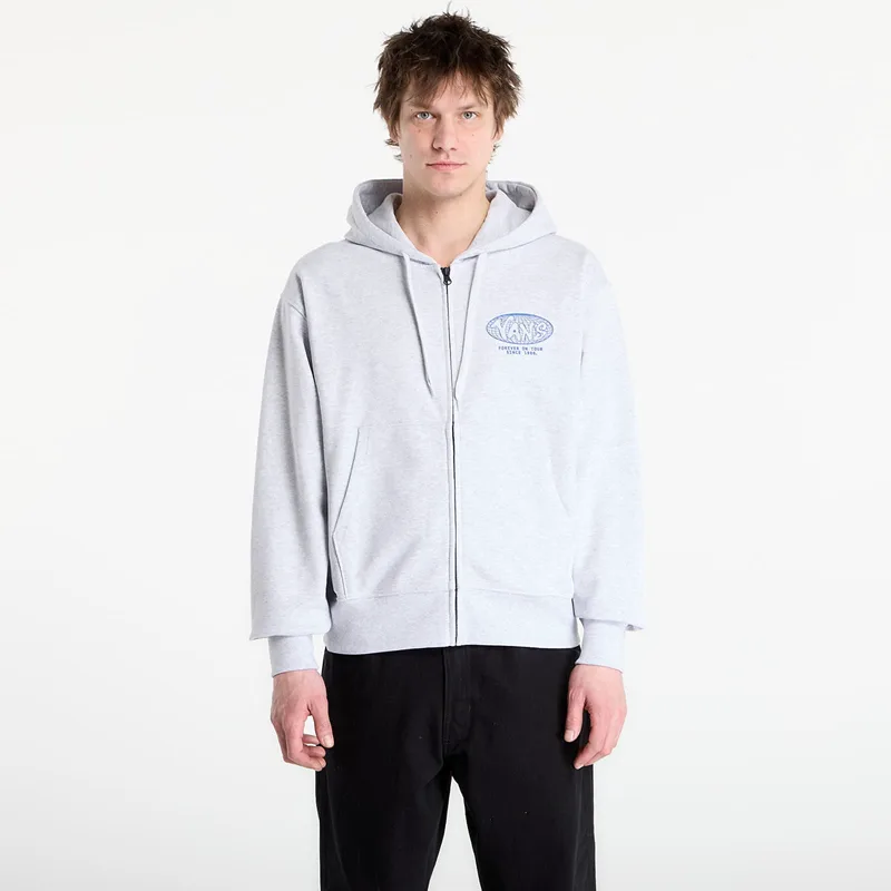 Φούτερ Vans World Tour Loose Full Zip Hoodie Light Grey Heather M
