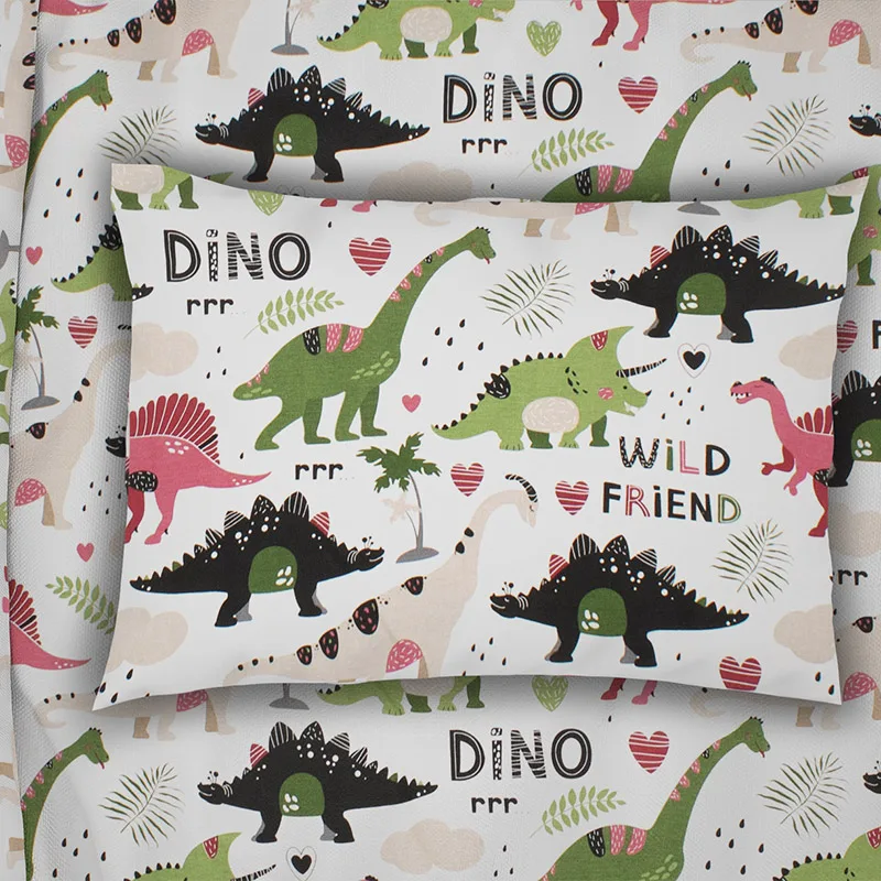 Μαξιλαροθήκη Τεμάχιο 50X70 Dimcol Dinosaur 518 (50x70)