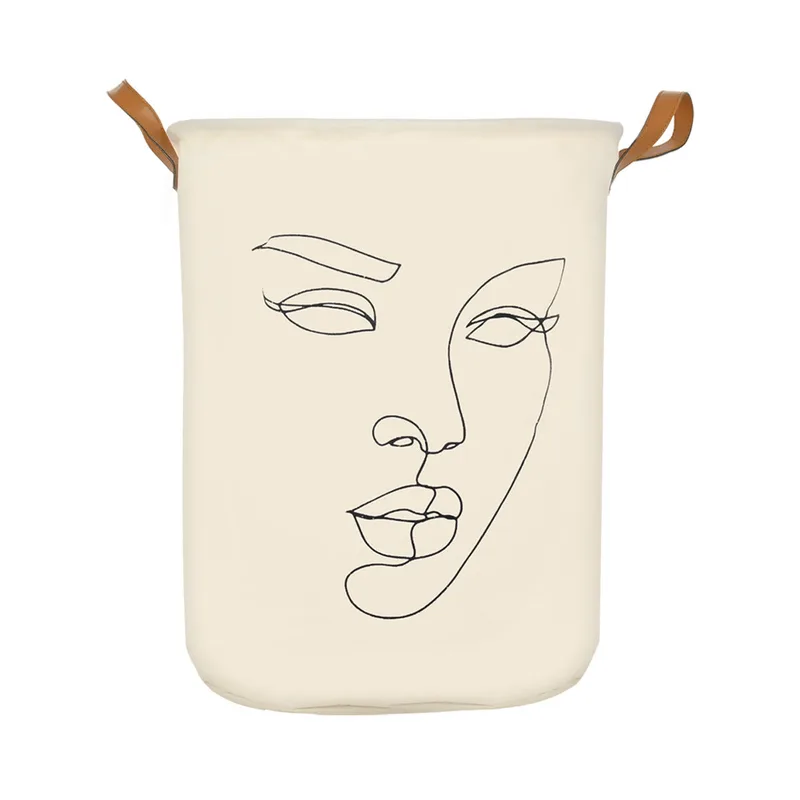 Καλάθι Απλύτων Line Art 60lt Πτυσσόμενο Με Χερούλια 40x40x50cm Estia 02-26943