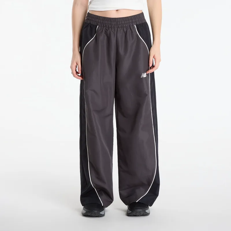Φόρμα New Balance Trackside Woven Pant Black Cement M