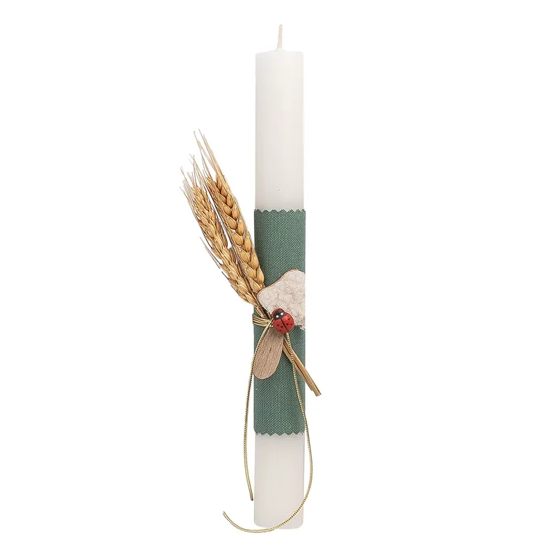 Beauty Home ΛΑΜΠΑΔΑ ΛΕΥΚΗ 25cm ΜΑΝΙΤΑΡΙ ΤΕΡΑΚΟΤΑ