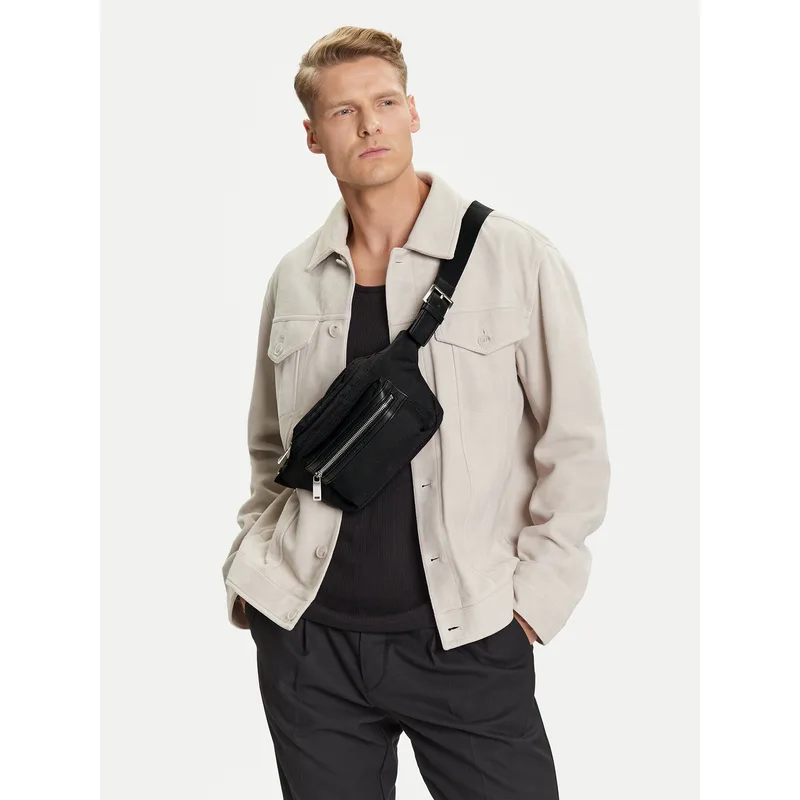 Τσαντάκι Μέσης﻿ Calvin Klein Contrast Belt Bag LV04D3073G Μαύρο