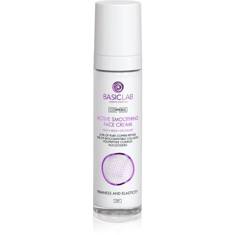 BasicLab Dermocosmetics Copperis λειαντική κρέμα ημέρας με πεπτίδια 50 ml