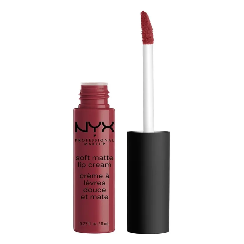 Nyx Professional Makeup Soft Matte Lip Cream Μάτ Κρέμα Χειλιών με Εξαιρετικά Πλούσιο Χρώμα & Μεγάλη Διάρκεια 8ml - Budapest