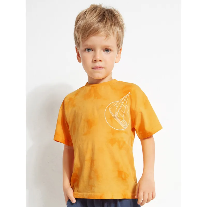 Mayoral T-Shirt 3021 Κίτρινο Regular Fit