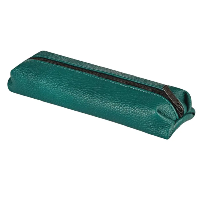 Herlitz Κασετίνα Δερμάτινη Origami Forest Green 20x6,5x3,5cm