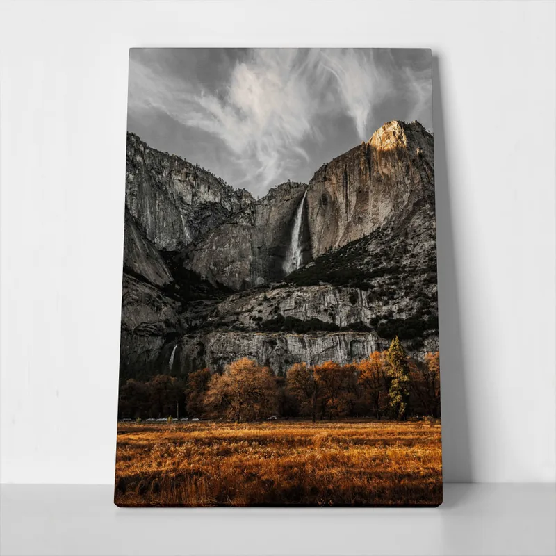 Πίνακας σε Καμβά RUSTIC FARMHOUSE ROCKY MOUNTAIN