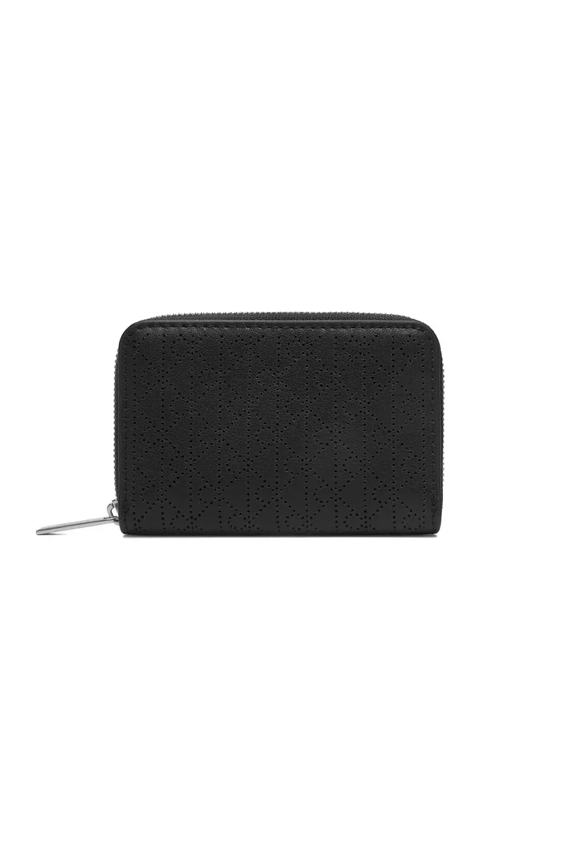 Calvin Klein Jeans γυναικείο δερμάτινο πορτοφόλι με all-over monogram - LV04F1152G Μαύρο